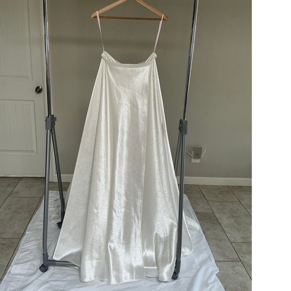 Chosen by One Day Kyha Studios Full Wrap Skirt with Side Slit W4 Ivory